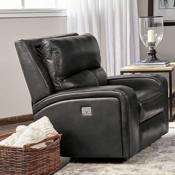 Furniture of America Soterios Power Recliner CM9924DG-CH-PM IMAGE 1