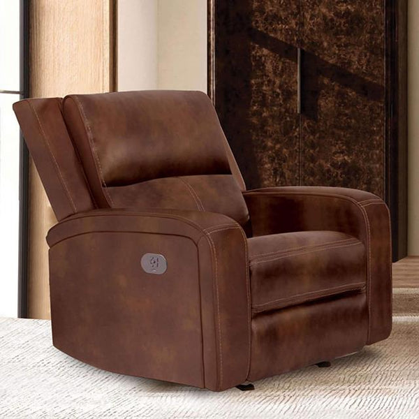 Furniture of America Soterios Power Recliner CM9924MB-CH-PM IMAGE 1