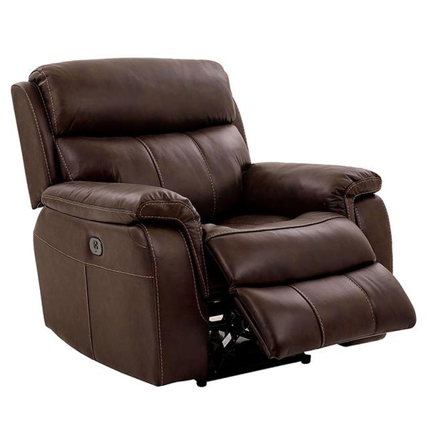 Furniture of America Antenor Power Recliner CM9926MB-CH-PM IMAGE 1