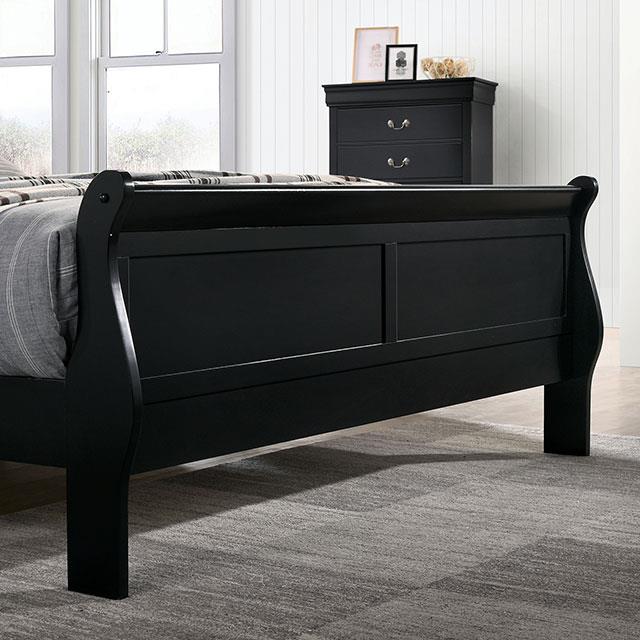 Furniture of America Louis Philippe Queen Bed FM7866BK-Q-BED IMAGE 3
