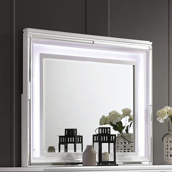 Furniture of America Emmeline Dresser Mirror FOA7147WH-M IMAGE 1