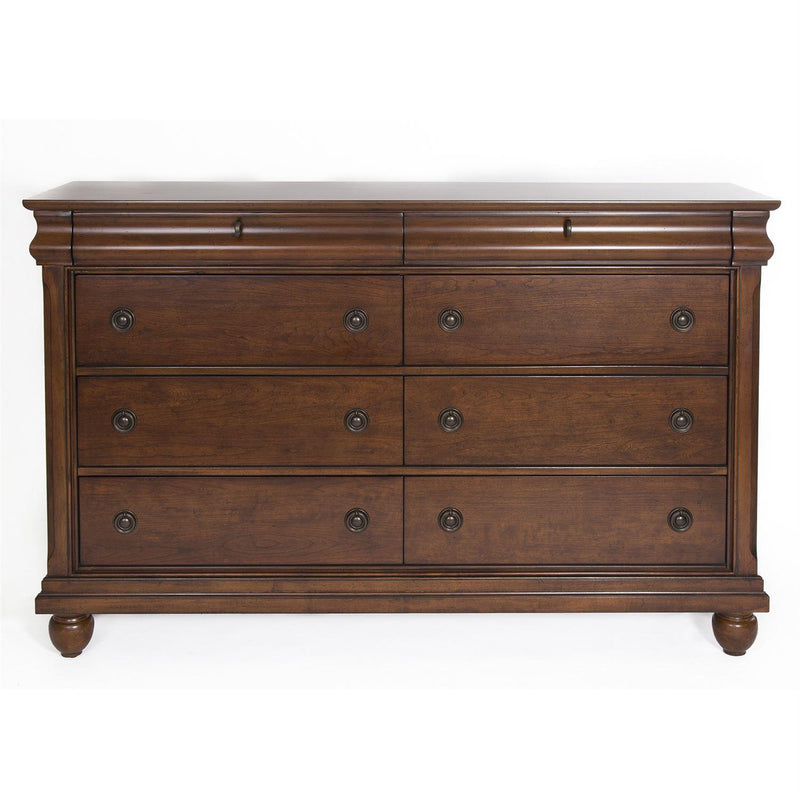  Liberty Furniture Industries Inc. Rustic Traditions 8-Drawer Dresser 589-BR31 IMAGE 2