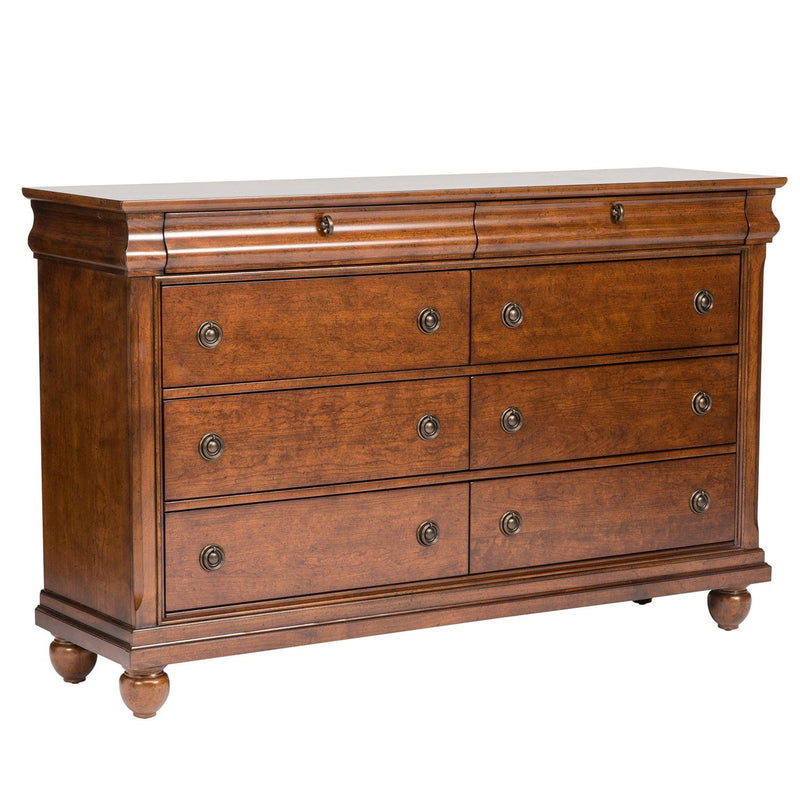  Liberty Furniture Industries Inc. Rustic Traditions 8-Drawer Dresser 589-BR31 IMAGE 3
