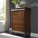  Liberty Furniture Industries Inc. Rustic Traditions 5-Drawer Chest 589-BR41 IMAGE 1