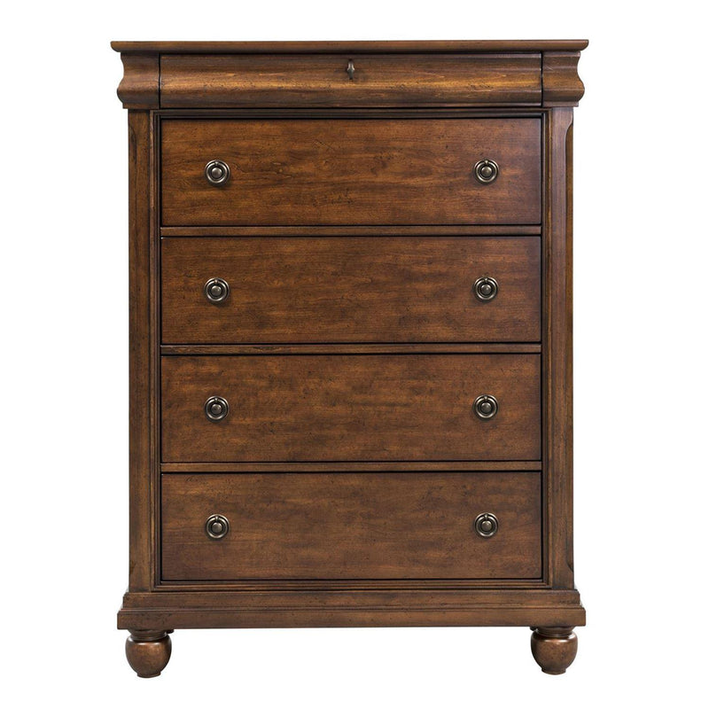  Liberty Furniture Industries Inc. Rustic Traditions 5-Drawer Chest 589-BR41 IMAGE 2