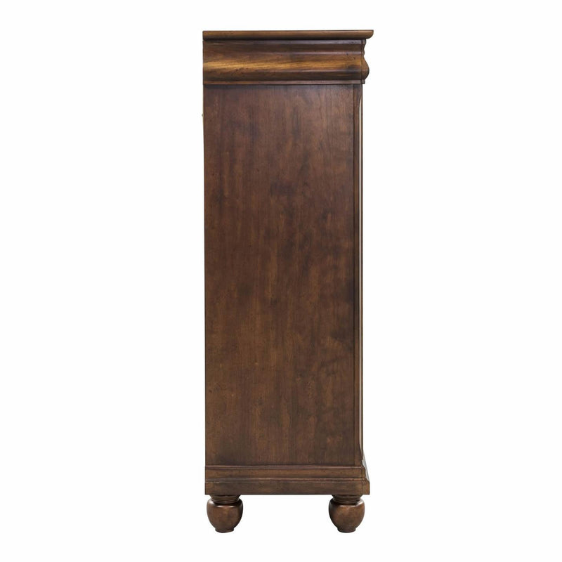  Liberty Furniture Industries Inc. Rustic Traditions 5-Drawer Chest 589-BR41 IMAGE 4