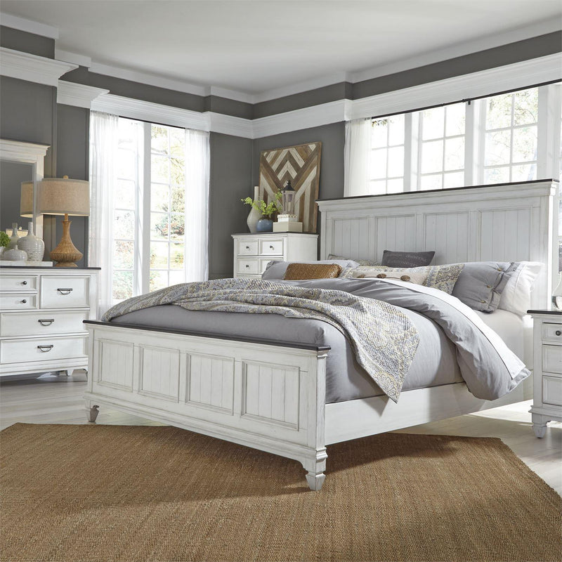  Liberty Furniture Industries Inc. Allyson Park 417-BR-QPBDMC 6 pc Queen Panel Bedroom Set IMAGE 1