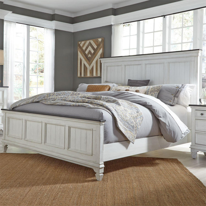  Liberty Furniture Industries Inc. Allyson Park 417-BR-QPBDMCN 7 pc Queen Panel Bedroom Set IMAGE 2