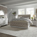  Liberty Furniture Industries Inc. Magnolia Manor 244-BR-QUSLDM 5 pc Queen Upholstered Sleigh Bedroom Set IMAGE 1