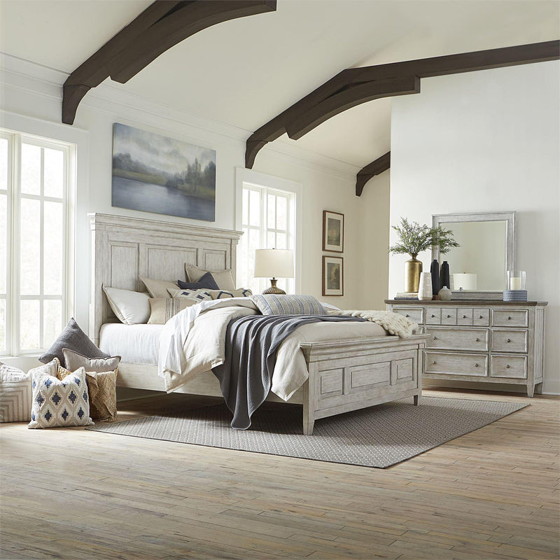  Liberty Furniture Industries Inc. Heartland 824-BR-QPBDM 5 pc Queen Panel Bedroom Set IMAGE 1