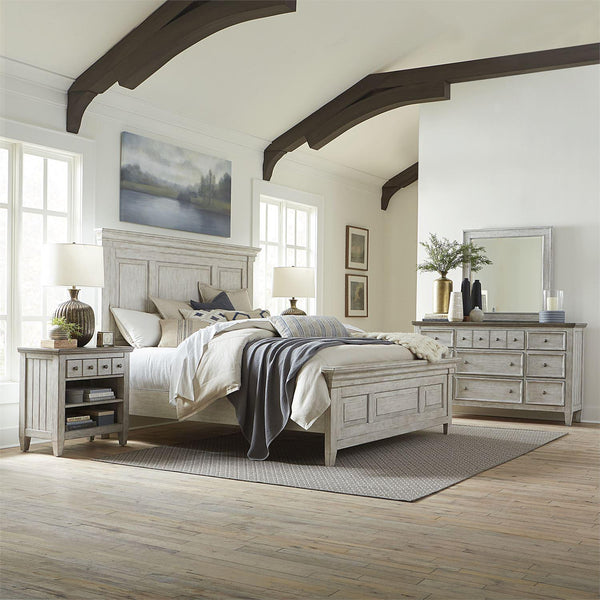  Liberty Furniture Industries Inc. Heartland 824-BR-KPBDMN 6 pc King Panel Bedroom Set IMAGE 1