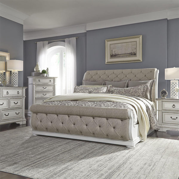  Liberty Furniture Industries Inc. Abbey Park 520-BR-CSLDMN 6 pc California King Upholstered Sleigh Bedroom Set IMAGE 1