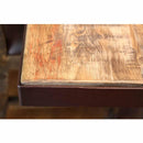 International Furniture Direct Antique Multicolor Dining Table with Trestle Base IFD962TABLE-MC IMAGE 2