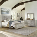  Liberty Furniture Industries Inc. Heartland 824-BR-OQPBDM 5 pc Queen Panel Bedroom Set IMAGE 1