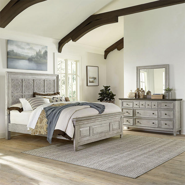  Liberty Furniture Industries Inc. Heartland 824-BR-OQPBDM 5 pc Queen Panel Bedroom Set IMAGE 1