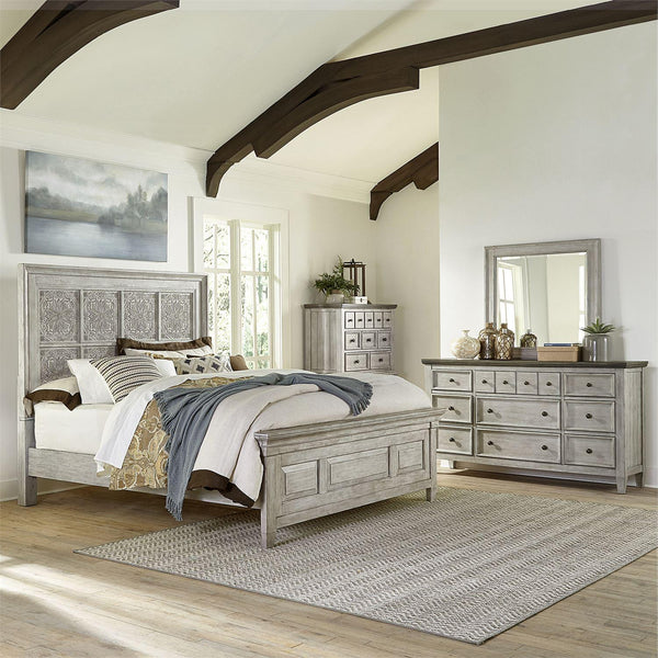  Liberty Furniture Industries Inc. Heartland 824-BR-OQPBDMC 6 pc Queen Panel Bedroom Set IMAGE 1