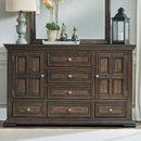  Liberty Furniture Industries Inc. Big Valley 361-BR-QPBDMC 6 pc Queen Panel Bedroom Set IMAGE 4