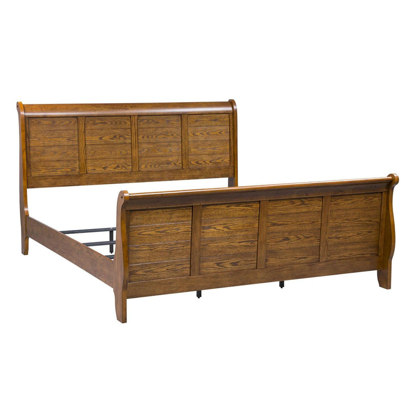  Liberty Furniture Industries Inc. Grandpa's Cabin Queen Sleigh Bed 175-BR-QSL IMAGE 2