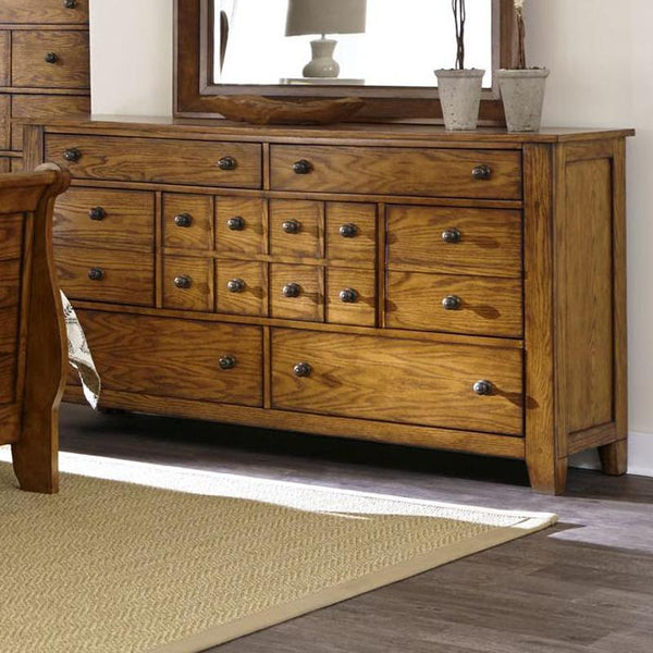  Liberty Furniture Industries Inc. Grandpa's Cabin 7-Drawer Dresser 175-BR31 IMAGE 1