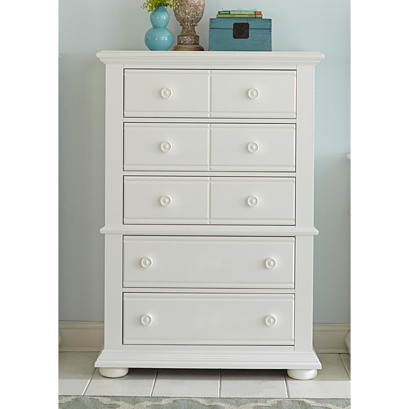 Liberty Furniture Industries Inc. Summer House I 5-Drawer Chest 607-BR41 IMAGE 1