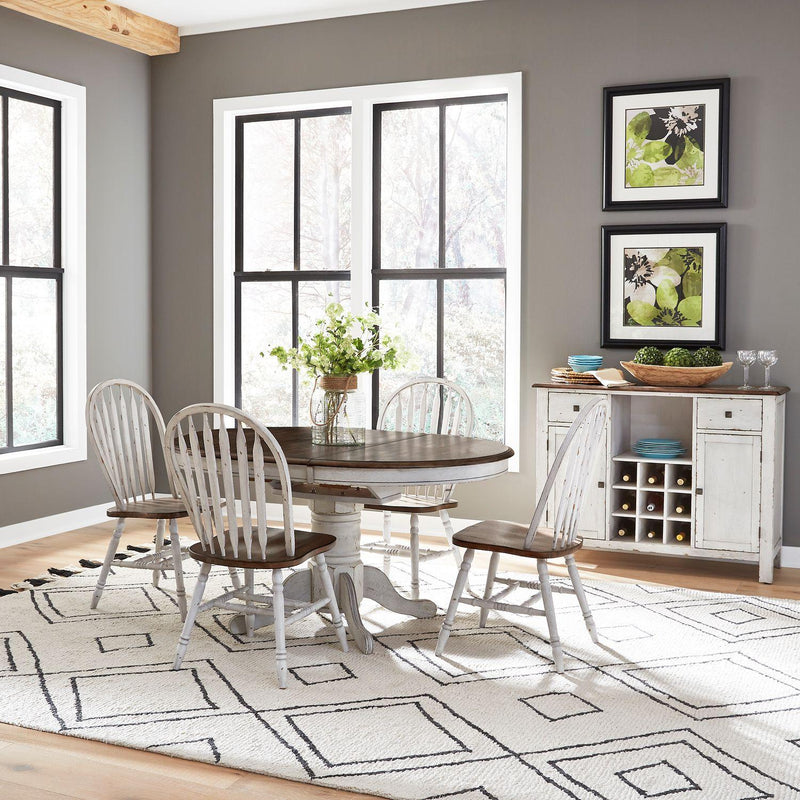  Liberty Furniture Industries Inc. Carolina Crossing 186W-CD-5PDS 5 pc Dining Set IMAGE 1