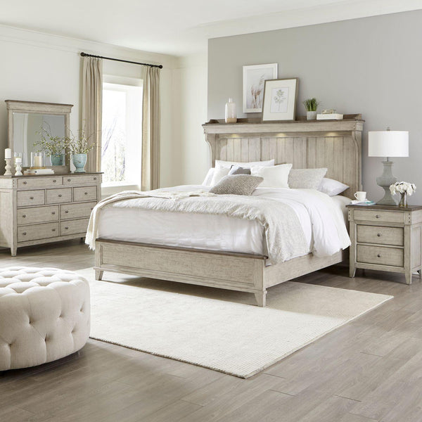  Liberty Furniture Industries Inc. Ivy Hollow 457-BR-KMTDMN 6 pc King Mantle Bedroom Set IMAGE 1