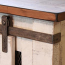 International Furniture Direct Pueblo TV Stand with Cable Management IFD360STAND-70 IMAGE 3