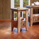 International Furniture Direct Antique Chairside Table IFD965CST IMAGE 2