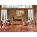 International Furniture Direct Antique Chairside Table IFD965CST IMAGE 3