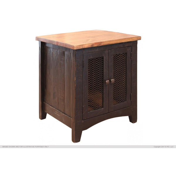 International Furniture Direct Pueblo End Table IFD370END IMAGE 1