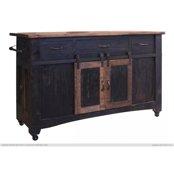 International Furniture Direct Kitchen Islands and Carts Islands IFD370ISLAND IMAGE 1