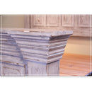 International Furniture Direct Bella King Upholstered Panel Bed IFD1023HDBD-EK/IFD1023FTBD-EK/IFD1023RAILS-EK IMAGE 2