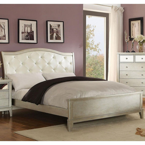 Furniture of America Adeline California King Upholstered Panel Bed CM7282CK-BED IMAGE 1