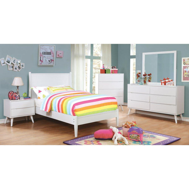 Furniture of America Kids Beds Bed CM7386WH-T-BED IMAGE 2