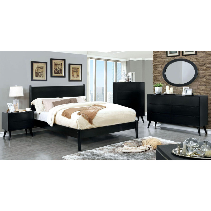 Furniture of America Lennart II Queen Panel Bed CM7386BK-Q-BED IMAGE 2