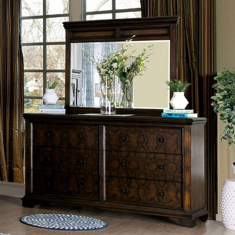 Furniture of America Minerva Dresser Mirror CM7839M IMAGE 2