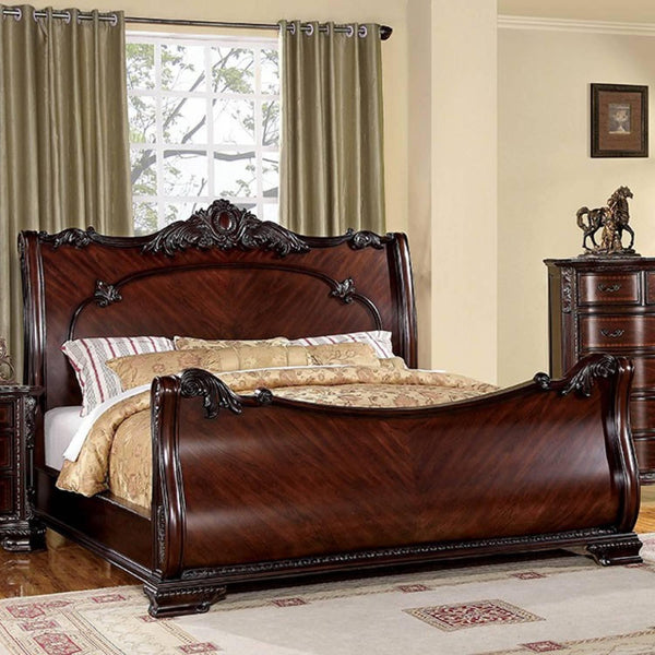 Furniture of America Bellefonte Queen Sleigh Bed CM7277Q-BED IMAGE 1