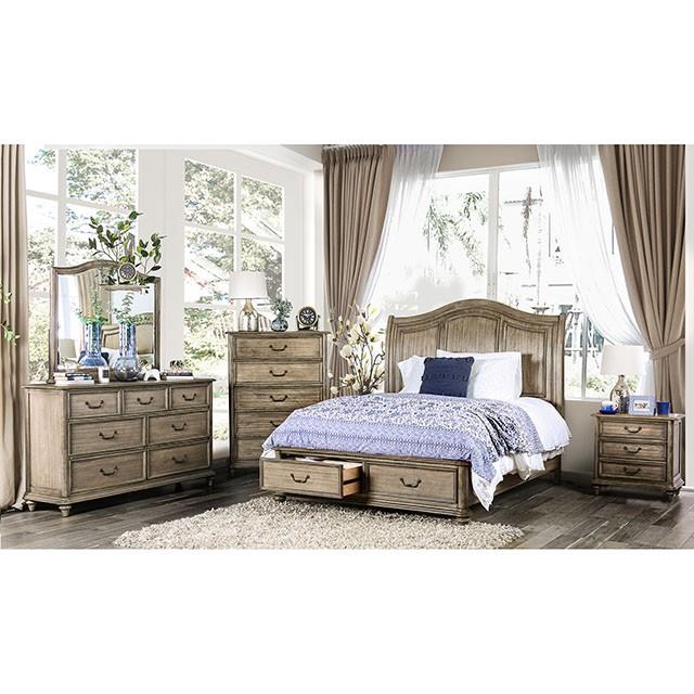 Furniture of America Belgrade I King Panel Bed with Storage CM7613EK-BED IMAGE 2