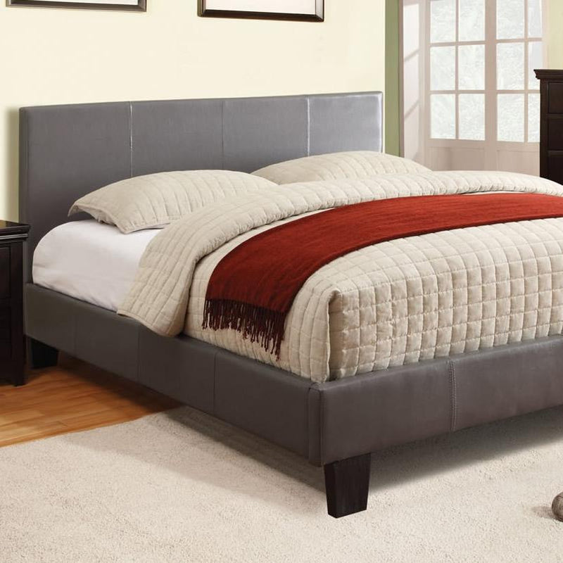 Furniture of America Winn Park King Upholstered Panel Bed CM7008GY-EK-BED IMAGE 2