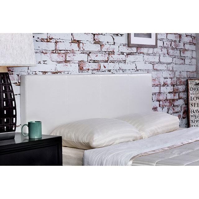 Furniture of America Winn Park Full Upholstered Panel Bed CM7008WH-F-BED IMAGE 3