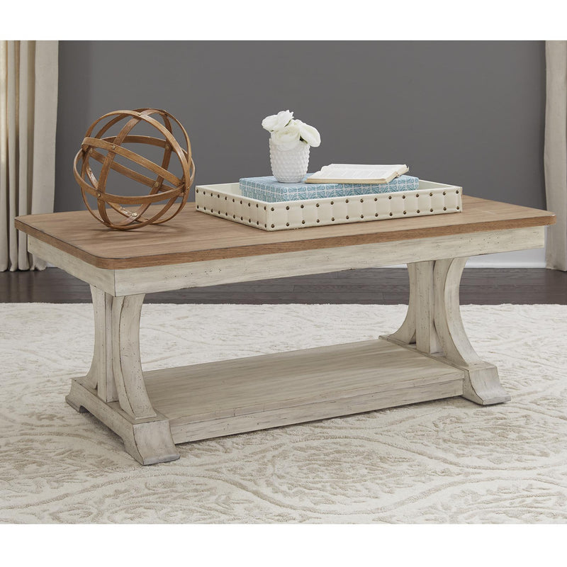  Liberty Furniture Industries Inc. Farmhouse Reimagined Cocktail Table 652-OT1010 IMAGE 1