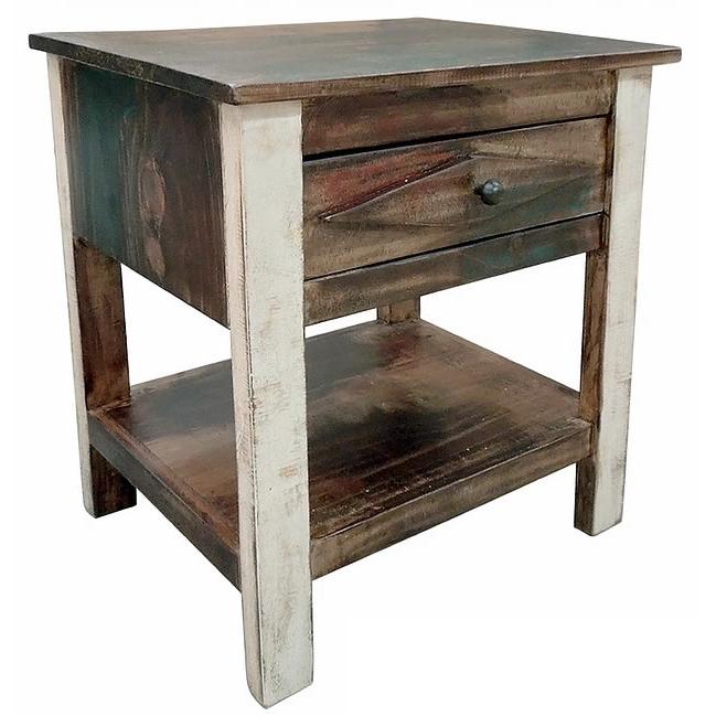 Red River Rustic Artesia 1-Drawer Nightstand JL-2796 IMAGE 1