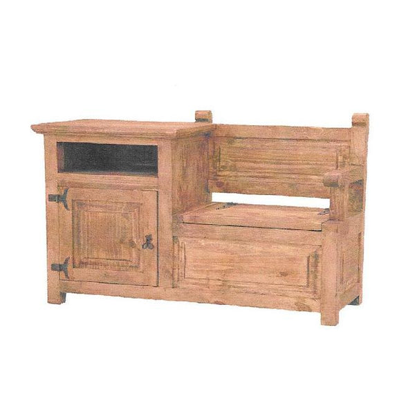 Red River Rustic Bench LT-BAN-09 IMAGE 1