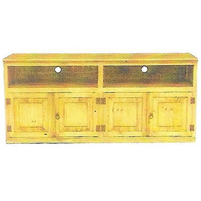 Red River Rustic Austin TV Stand with Cable Management LT-COM-599 IMAGE 1