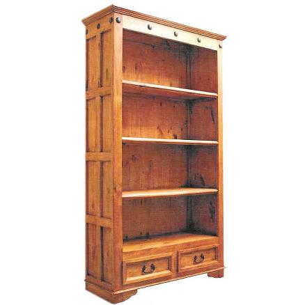 Red River Rustic Bookcases 4-Shelf LT-LIB-09 IMAGE 1