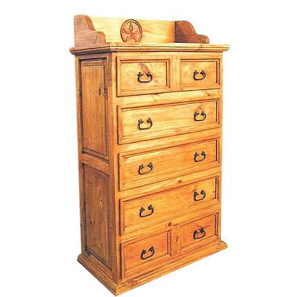 Red River Rustic 7-Drawer Chest LTX-COM-14 IMAGE 1
