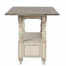  Liberty Furniture Industries Inc. Square Magnolia Manor Counter Height Dining Table with Pedestal Base 244-GT3660 IMAGE 3