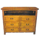 Red River Rustic TV Stand with Cable Management RM-COM-04 IMAGE 1