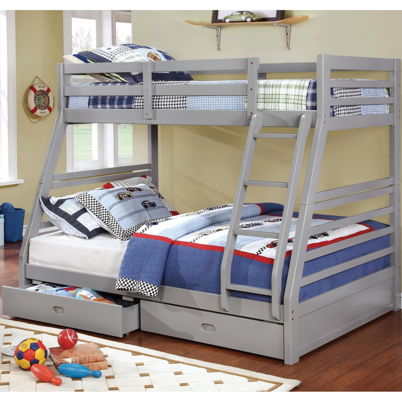 Furniture of America Kids Beds Bunk Bed CM-BK588GY-BED IMAGE 1
