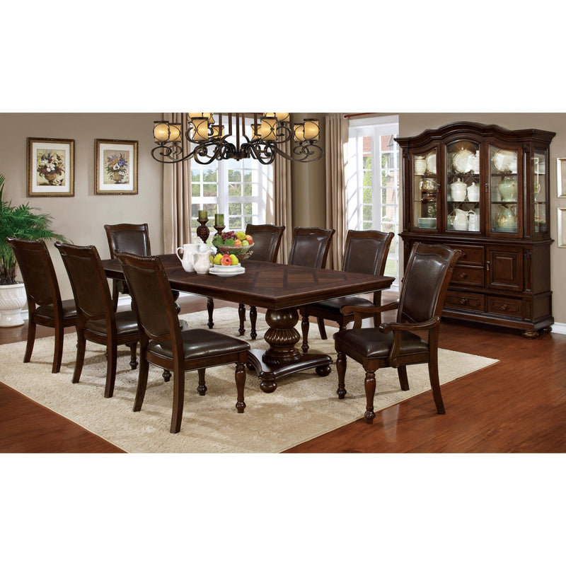 Furniture of America Alpena Dining Table with Pedestal Base CM3350T-TABLE IMAGE 6
